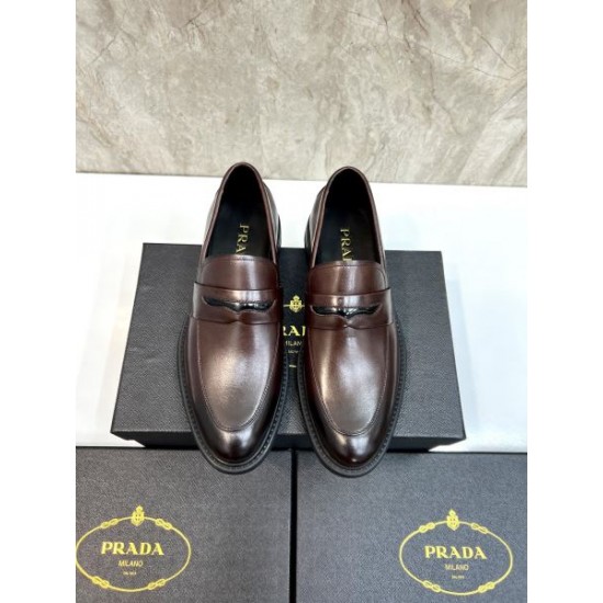 2025秋冬新作 PRADA プラダ メンズ用 ビジネスシューズ 新作コレクション登場