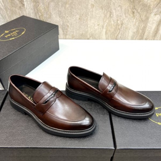 2025秋冬新作 PRADA プラダ メンズ用 ビジネスシューズ 新作コレクション登場