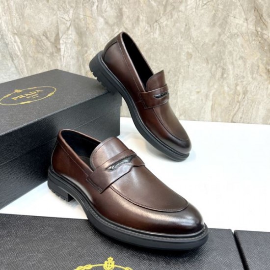 2025秋冬新作 PRADA プラダ メンズ用 ビジネスシューズ 新作コレクション登場