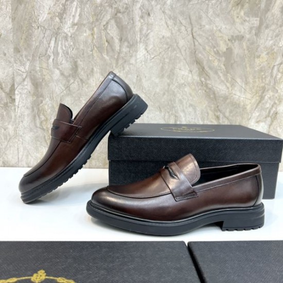 2025秋冬新作 PRADA プラダ メンズ用 ビジネスシューズ 新作コレクション登場