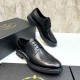 2025秋冬新作 PRADA プラダ メンズ用 ビジネスシューズ 冬に映えるスタイリッシュな一足