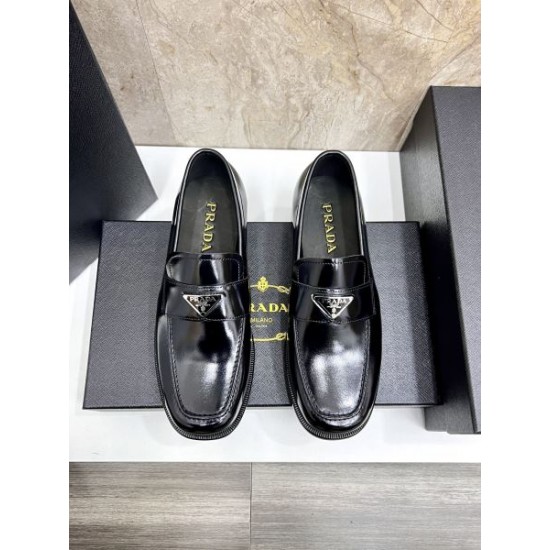 2025秋冬新作 PRADA プラダ メンズ用 ビジネスシューズ VIP価格でお得にGET