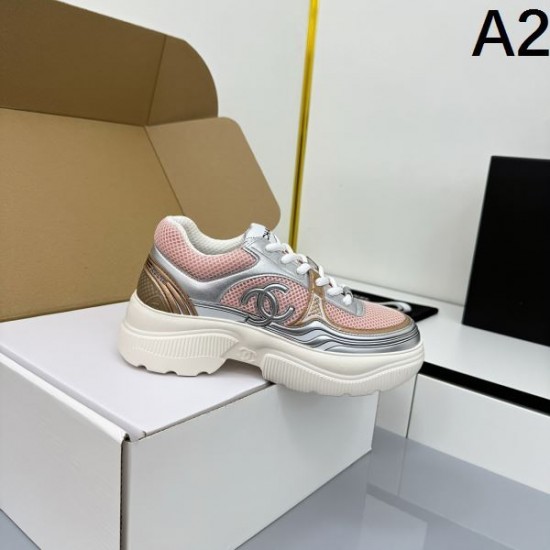 2025FW 洗練チェックが映える CHANEL シャネル 秋冬カジュアルシューズ