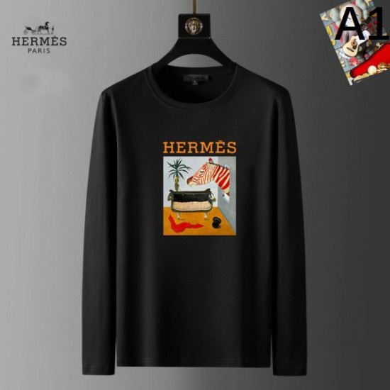 2025FW HERMES エルメス 長袖Tシャツ 今季注目のトレンドブランド