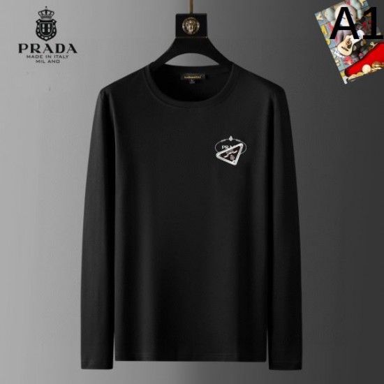 2025FW PRADA プラダ 長袖Tシャツ セールで嬉しい再入荷モデル