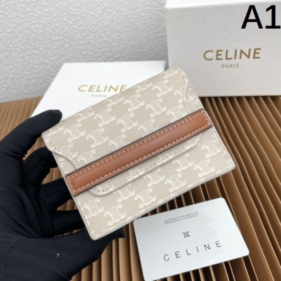 2025FW 二つ折り財布 CELINE セリーヌ 目を引く、視線を集める冬季新作