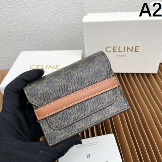 2025FW 二つ折り財布 CELINE セリーヌ 目を引く、視線を集める冬季新作