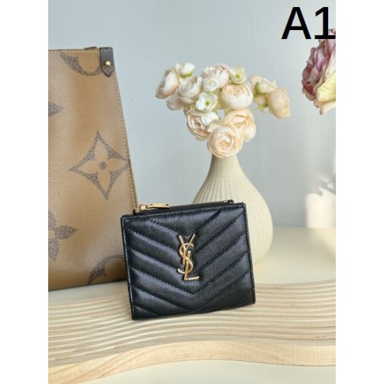 2025FW 二つ折り財布 YSL イヴ サンローラン 魅力的な価格で手に入る限定セール