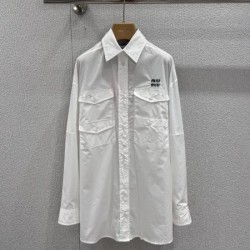 2026新品 シャツワンピース MIU MIU ミュウミュウ 新作を特別価格で