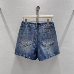 2026新品 デニムショートパンツ ALEXANDER WANG アレキサンダーワン レトロな雰囲気が漂う