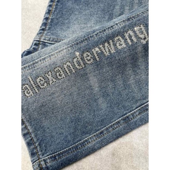 2026新品 デニムショートパンツ ALEXANDER WANG アレキサンダーワン レトロな雰囲気が漂う