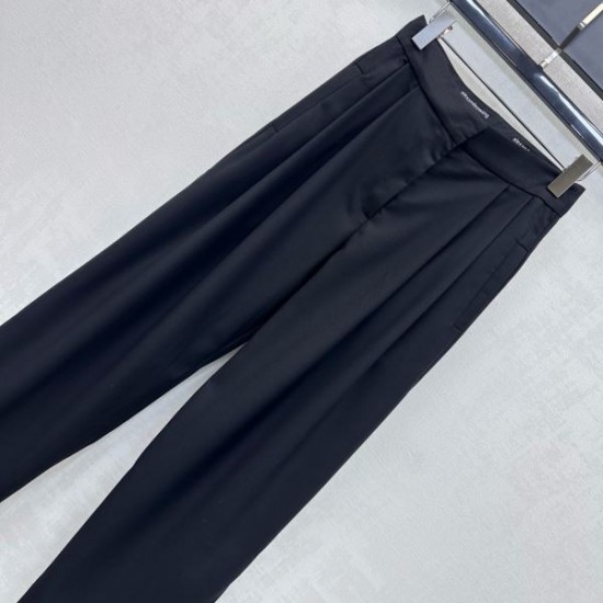 2026新品 ストレートスラックス ALEXANDER WANG アレキサンダーワン 人カジュアルスタイル