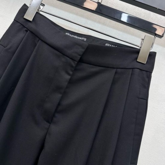 2026新品 ストレートスラックス ALEXANDER WANG アレキサンダーワン 人カジュアルスタイル