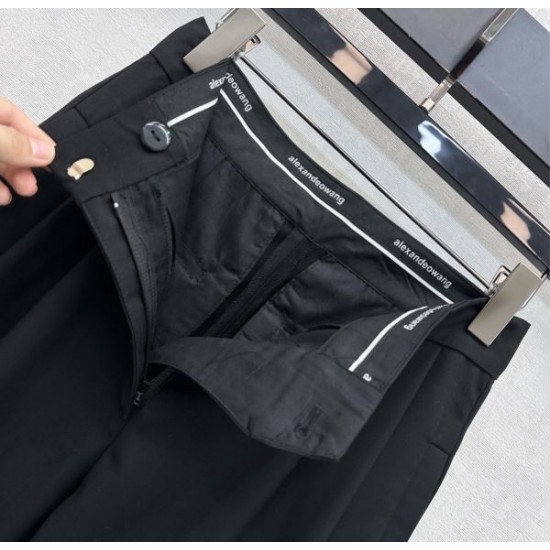 2026新品 ストレートスラックス ALEXANDER WANG アレキサンダーワン 人カジュアルスタイル