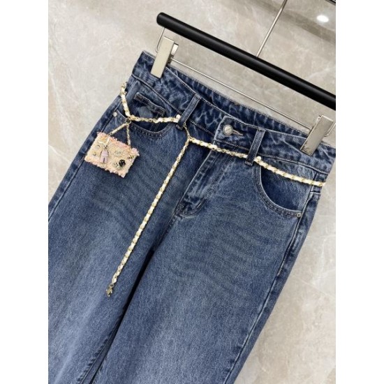 2026新品 デニムパンツ CHANEL シャネル ファッションブランド