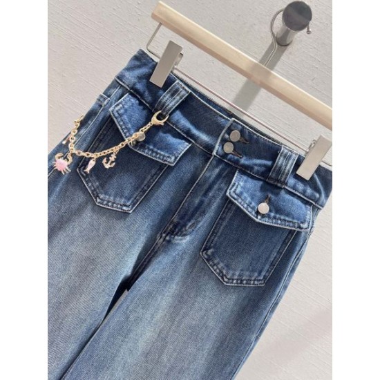 2026新品 デニムパンツ CHANEL シャネル 絶対かわいいおすすめ