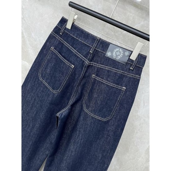 2026新品 カーブデニムパンツ CHROME HEARTS クロムハーツ おしゃれの幅が広がり