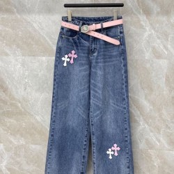2026新品 デニムパンツ CHROME HEARTS クロムハーツ カジュアルで気分爽快