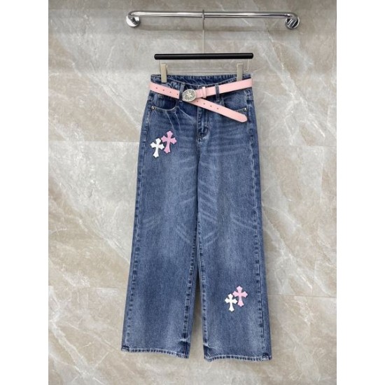 2026新品 デニムパンツ CHROME HEARTS クロムハーツ カジュアルで気分爽快
