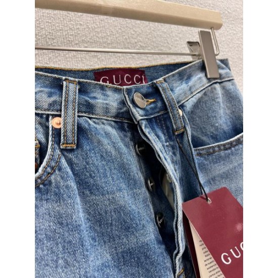 2026新品 デニムパンツ GUCCI グッチ 素敵なコーデは大注目