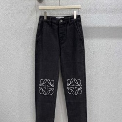 2026新品 デニムパンツ LOEWE ロエベ きれいめコーデに変身