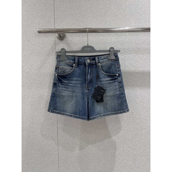 2026新品 デニムショートパンツ PRADA プラダ おしゃれな人は愛用中！