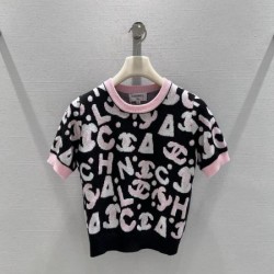 2026新品 半袖ニットトップス CHANEL シャネル 上品に仕上がる名品
