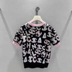 2026新品 半袖ニットトップス CHANEL シャネル 上品に仕上がる名品