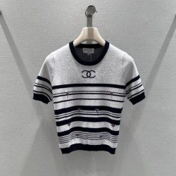 2026新品 半袖ニットトップス CHANEL シャネル 程よいカジュアル感が魅力