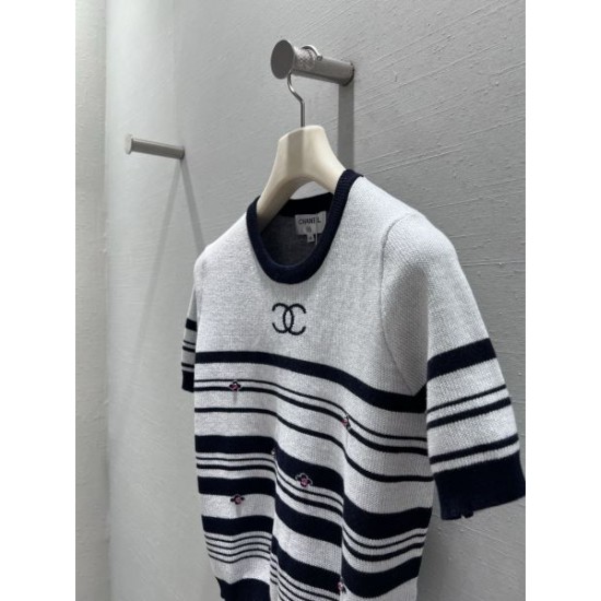 2026新品 半袖ニットトップス CHANEL シャネル 程よいカジュアル感が魅力