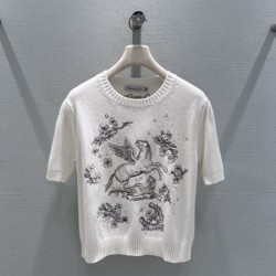 2026新品 半袖ニットトップス DIOR ディオール 今季注目のトレンドアイテム
