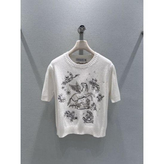 2026新品 半袖ニットトップス DIOR ディオール 今季注目のトレンドアイテム