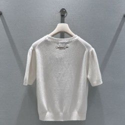2026新品 半袖ニットトップス DIOR ディオール 今季注目のトレンドアイテム
