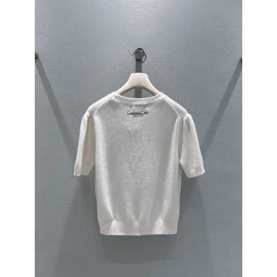 2026新品 半袖ニットトップス DIOR ディオール 今季注目のトレンドアイテム