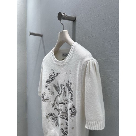 2026新品 半袖ニットトップス DIOR ディオール 今季注目のトレンドアイテム
