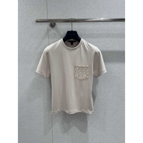 2026新品 半袖Tシャツ LOUIS VUITTON ルイヴィトン レトロ感漂うデザイン