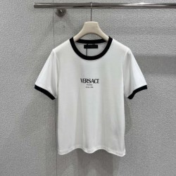 2026新品 半袖Tシャツ VERSACE ヴェルサーチェ ブランドらしさ際立つ一着
