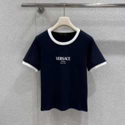 2026新品 半袖Tシャツ VERSACE ヴェルサーチェ ブランドらしさ際立つ一着