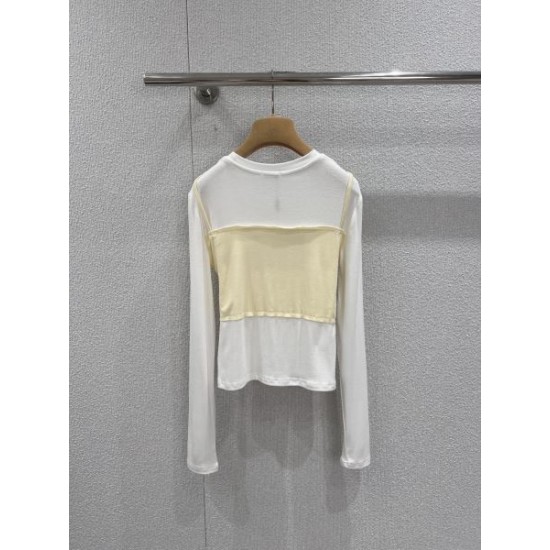 2026新品 長袖Tシャツ MIU MIU ミュウミュウ 今季トレンドを反映