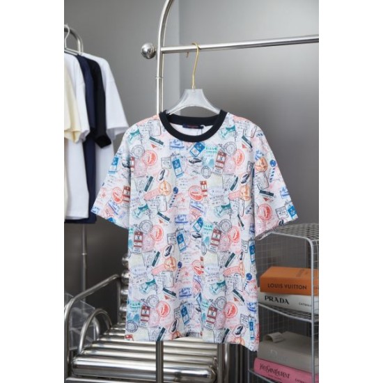 2025SS 半袖Tシャツ LOUIS VUITTON ルイヴィトン 人気アイテム 2025SS 半袖Tシャツ LOUIS VUITTON ルイヴィトン 人気アイテム