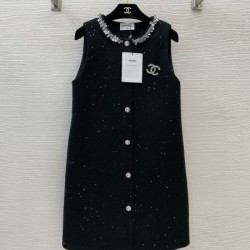 2025SS ワンピース CHANEL シャネル 抜群なブランドプリント