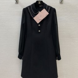 2025SS ワンピース MIU MIU ミュウミュウ きちんと感が強い