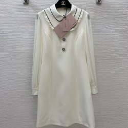 2025SS ワンピース MIU MIU ミュウミュウ きちんと感が強い