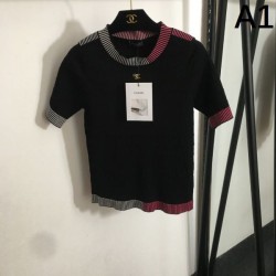 2025SS 半袖ニット CHANEL シャネル 可愛い完売確実 大人気 