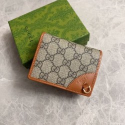 2025SS 気分が上がる憧れブランド GUCCI グッチ 二つ折り財布