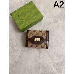 2025SS 抜群なブランドプリント GUCCI グッチ 三つ折り財布