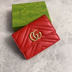 2025SS 相性が良く断然オススメ GUCCI グッチ 三つ折り財布