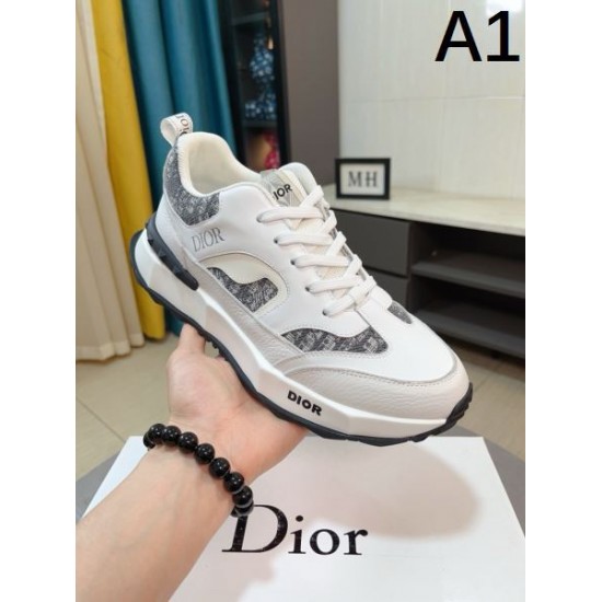 DIOR ディオール 2025SS 飽きのこないデザイン メンズ用 カジュアルシューズ DIOR ディオール 2025SS 飽きのこないデザイン メンズ用 カジュアルシューズ