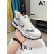 DIOR ディオール 2025SS 飽きのこないデザイン メンズ用 カジュアルシューズ DIOR ディオール 2025SS 飽きのこないデザイン メンズ用 カジュアルシューズ