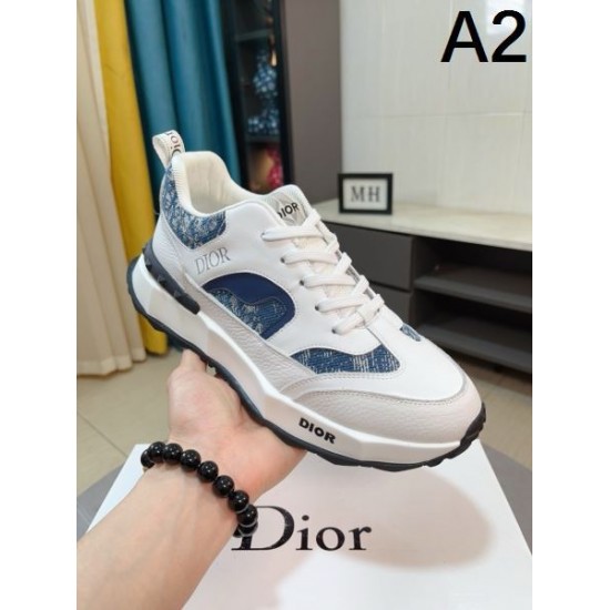 DIOR ディオール 2025SS 飽きのこないデザイン メンズ用 カジュアルシューズ DIOR ディオール 2025SS 飽きのこないデザイン メンズ用 カジュアルシューズ